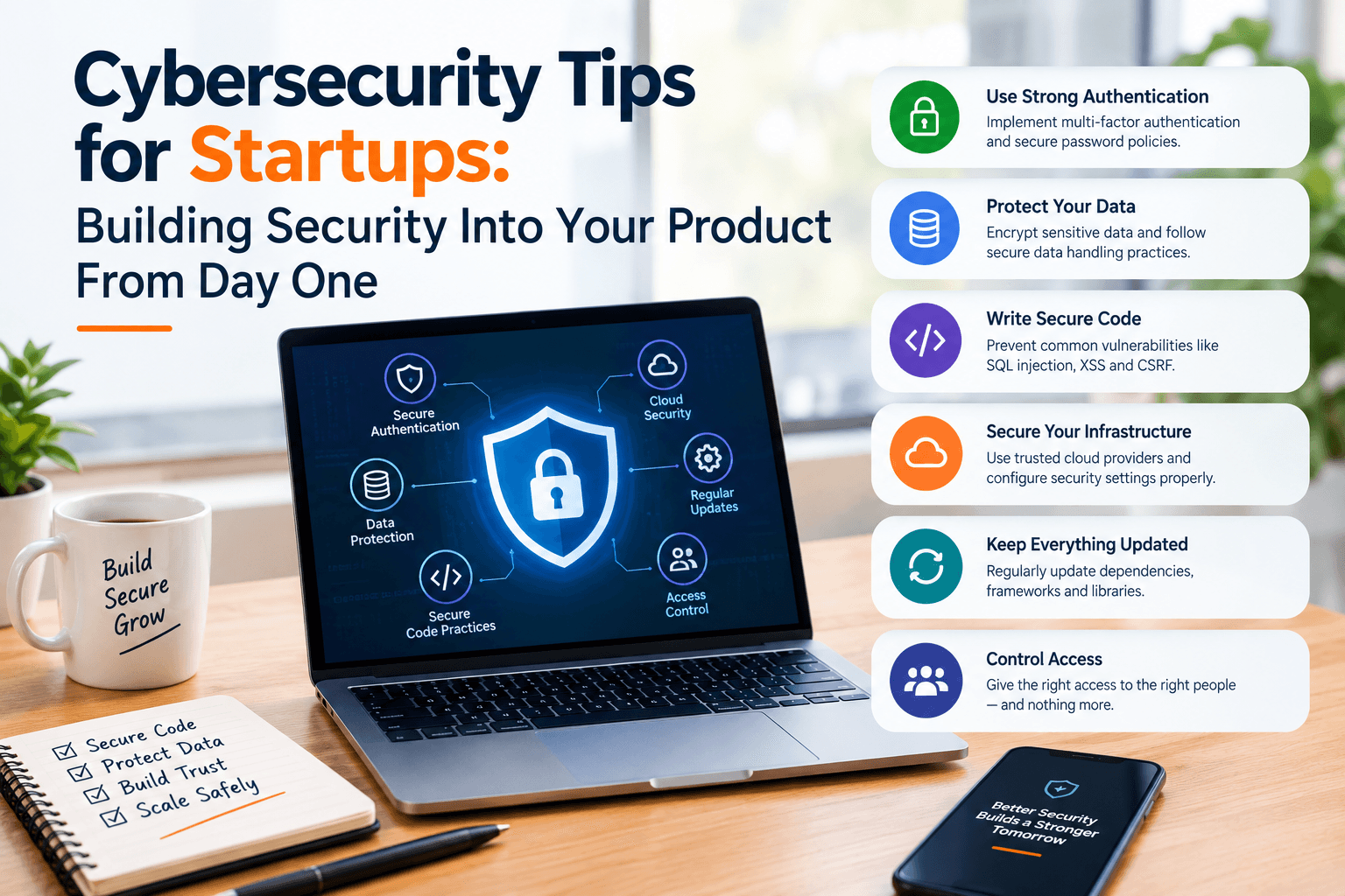 Cybersecurity Tips for Startups: Building Security Into Your Product From Day One