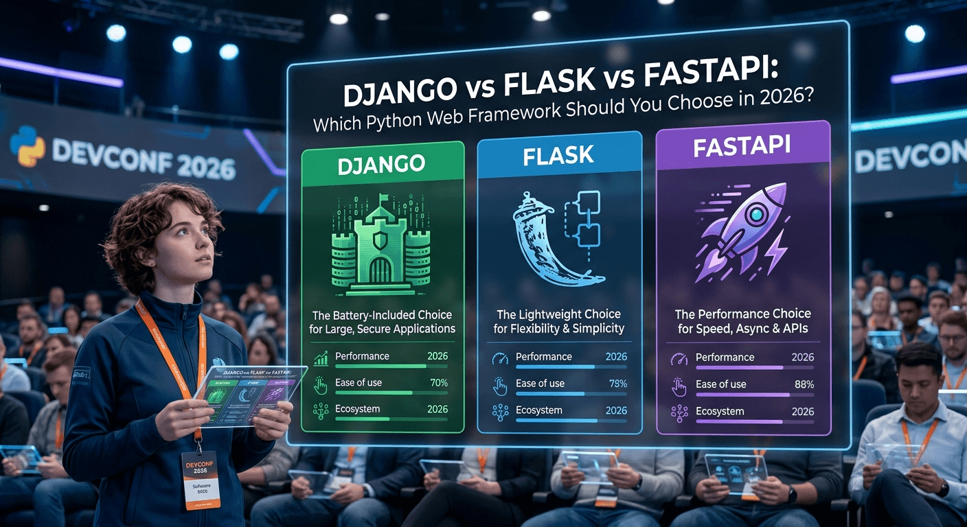 Django vs Flask vs FastAPI: Which Python Web Framework Should You Choose in 2026?
