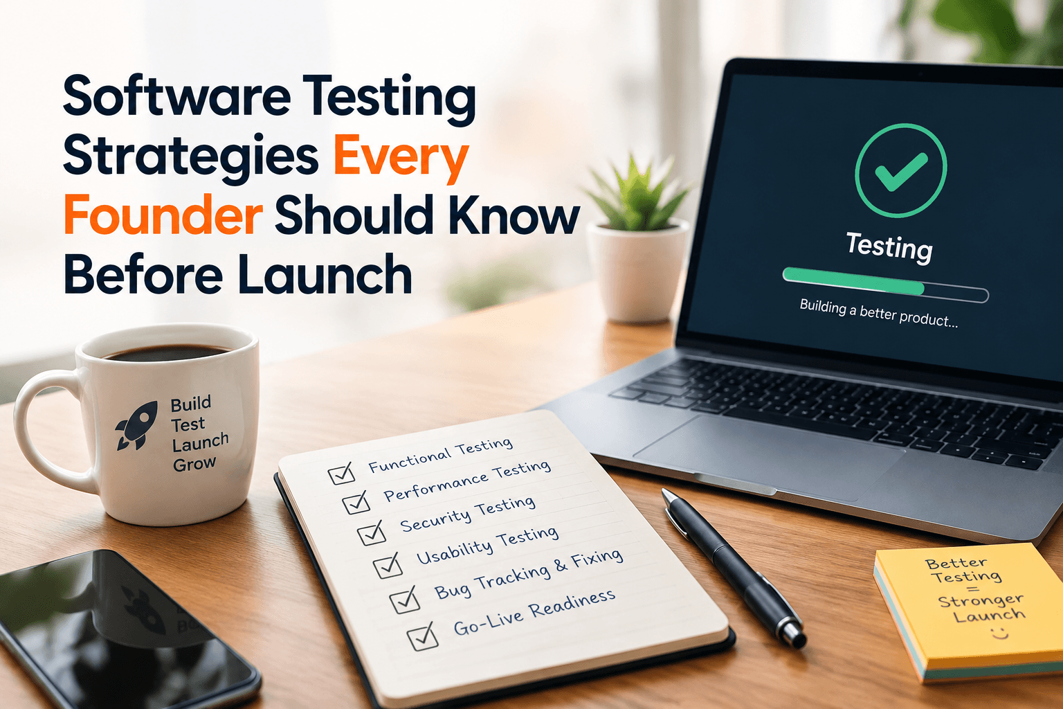 Software Testing Strategies Every Founder Should Know Before Launch